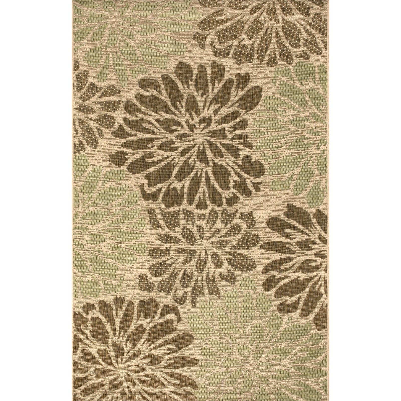 Zinnia Modern Floral Textured Weave Indoor/Outdoor Runner Rug - Image 23
