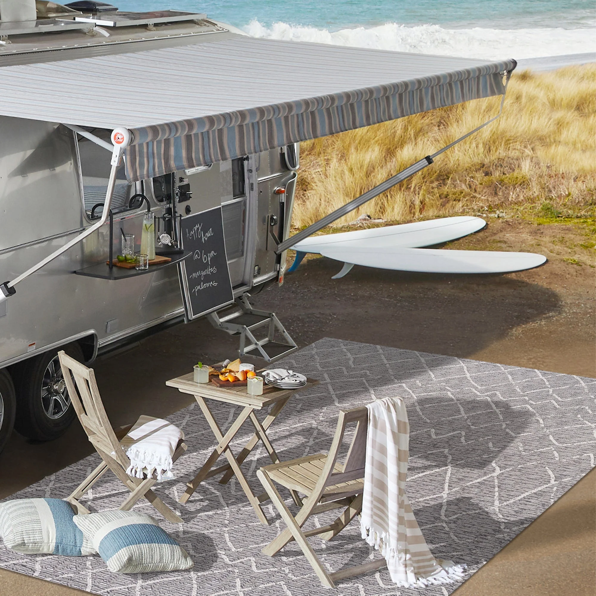 Madaba Moroccan Trellis Indoor/Outdoor Runner Rug - Image 14