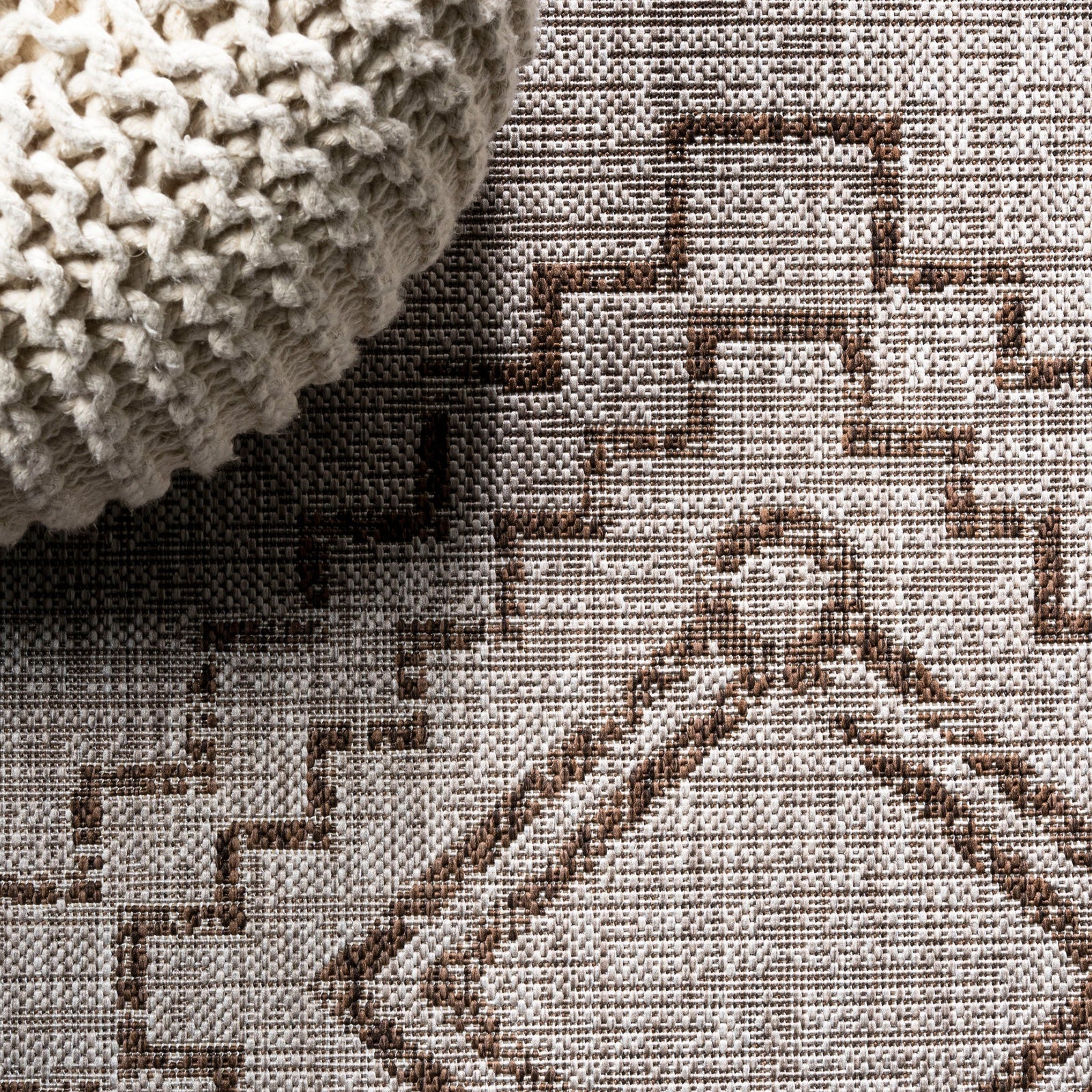 Marokko Diamond Tribal Medallion Indoor/Outdoor Runner Rug - Image 13