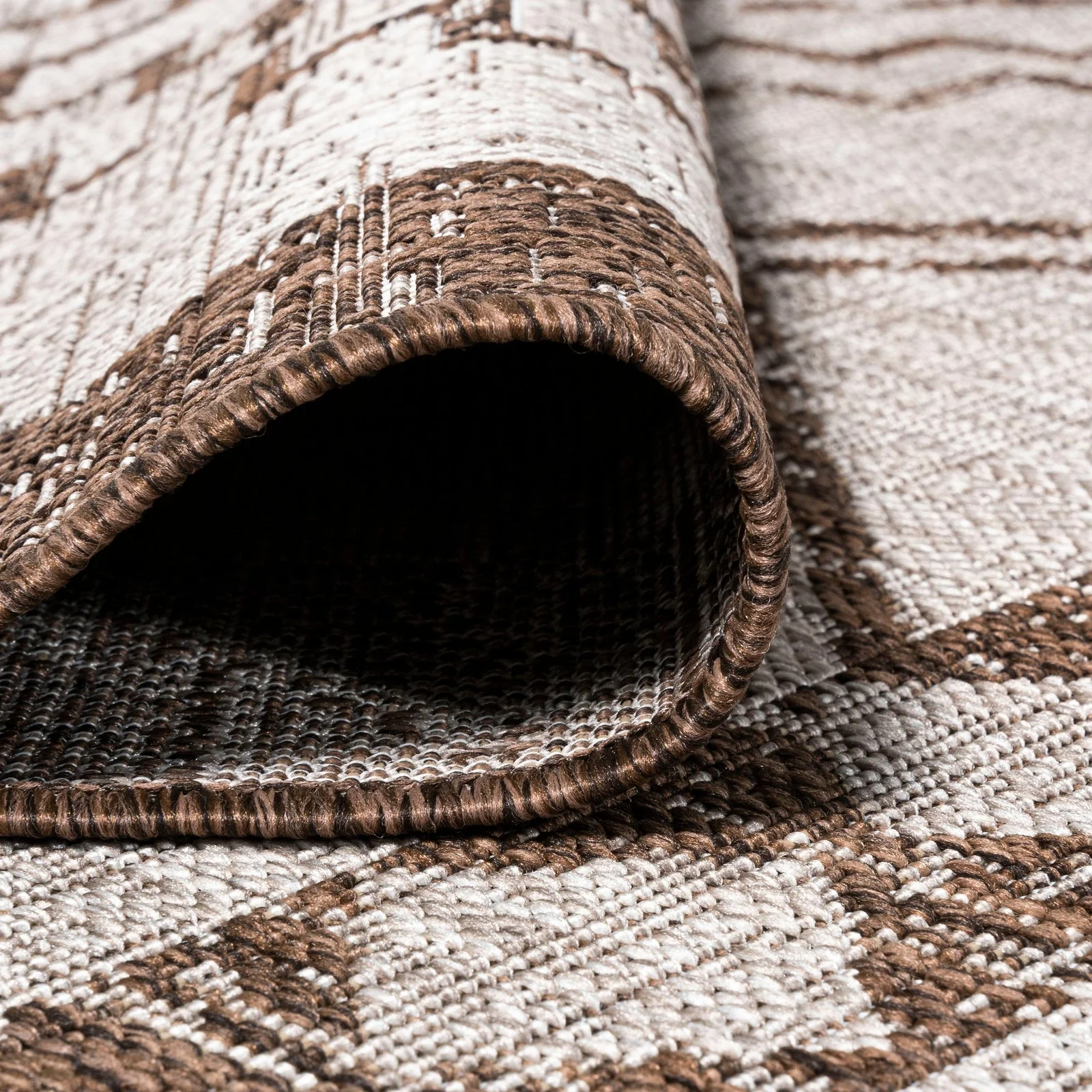 Marokko Diamond Tribal Medallion Indoor/Outdoor Runner Rug - Image 15