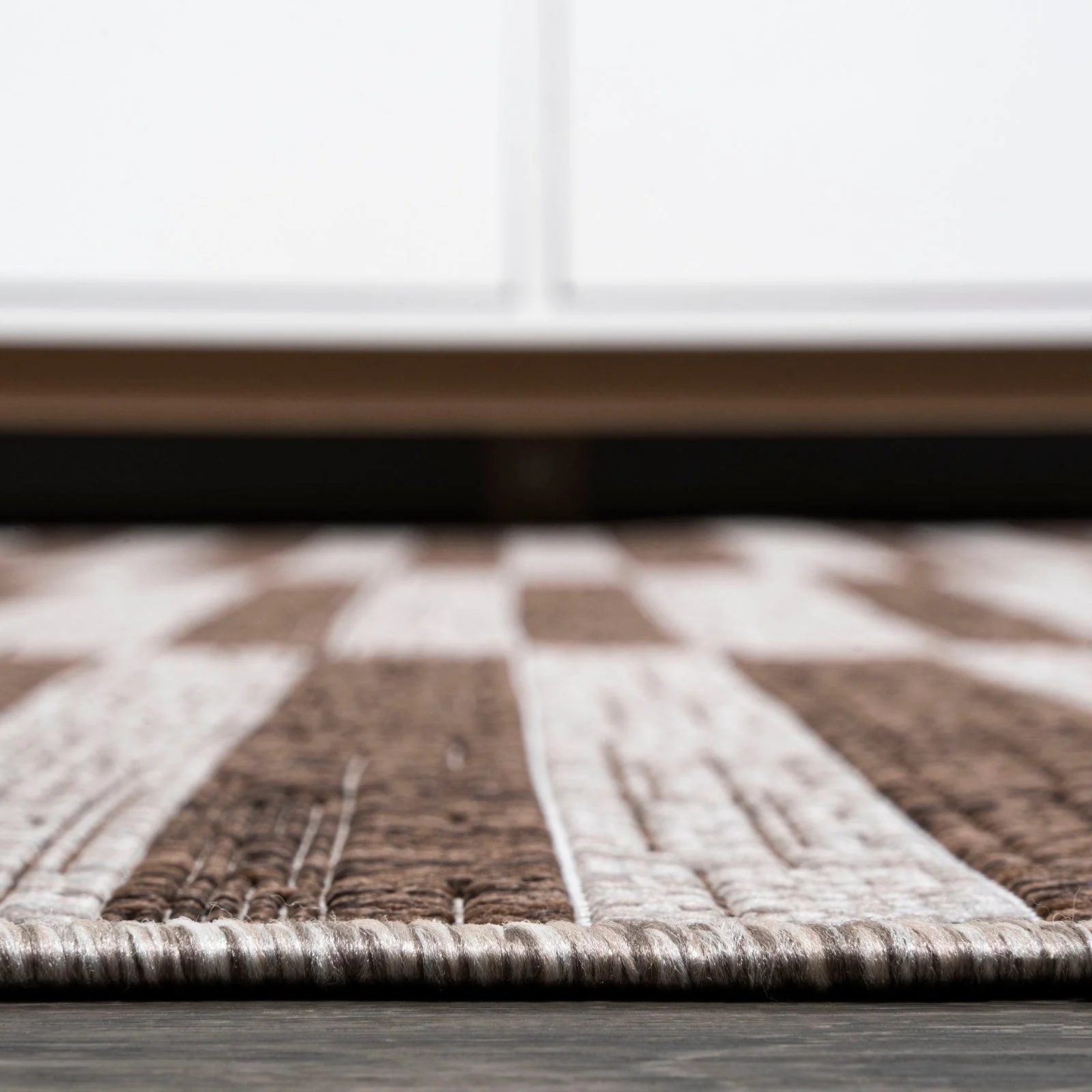 Sukie Modern Offset Stripe Indoor/Outdoor Runner Rug - Image 25