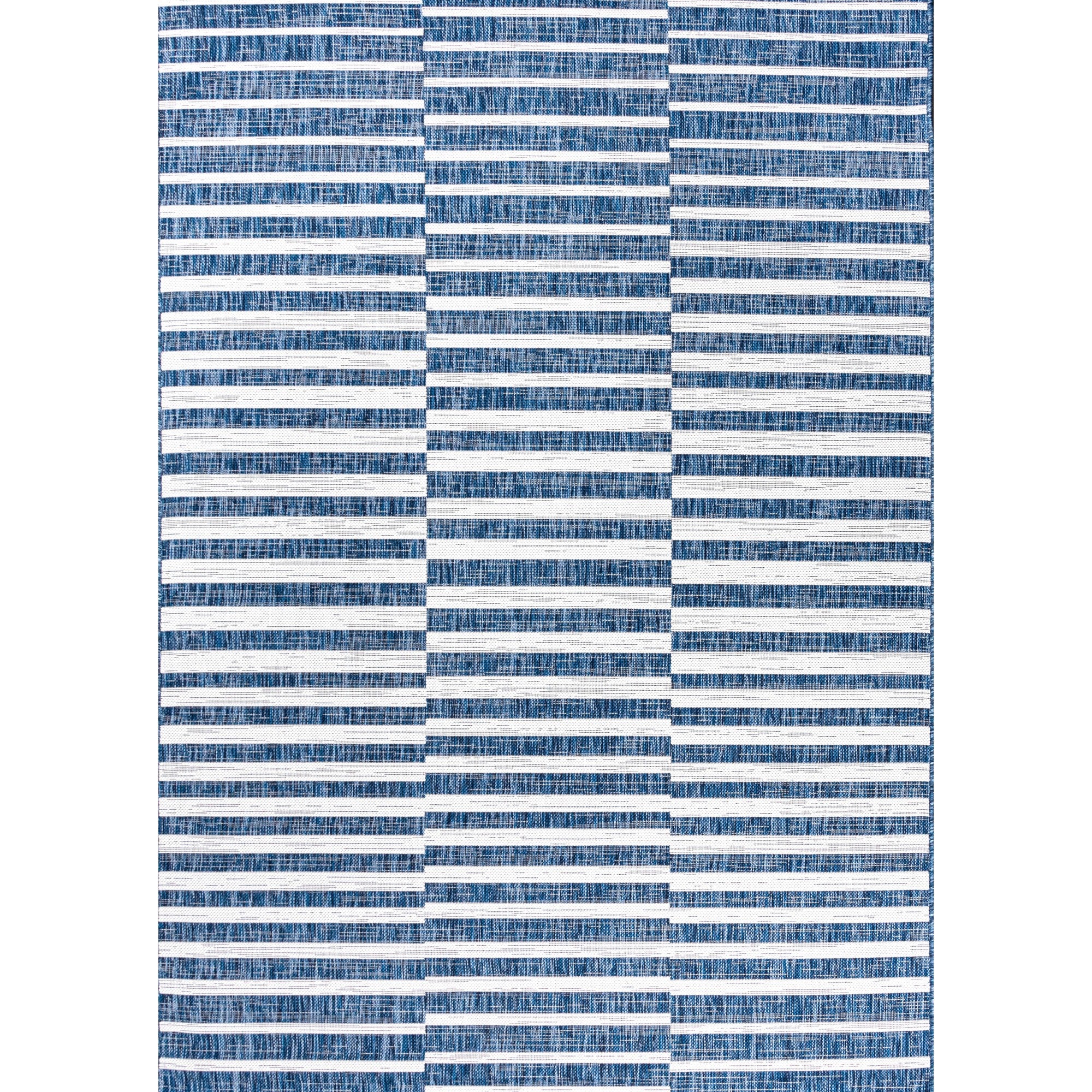 Sukie Modern Offset Stripe Indoor/Outdoor Runner Rug - Image 73