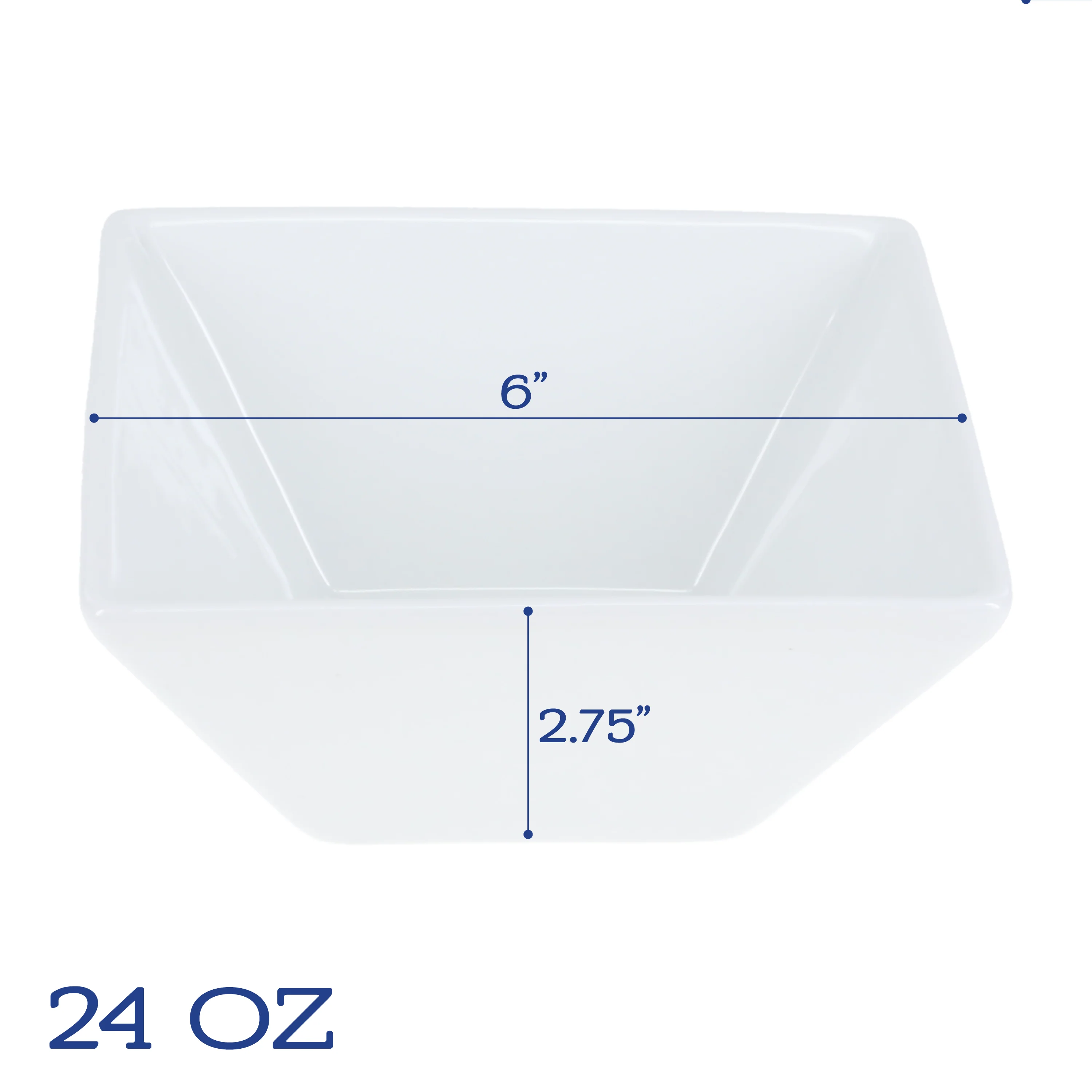 Square  Set of 4 Bowls - Image 3
