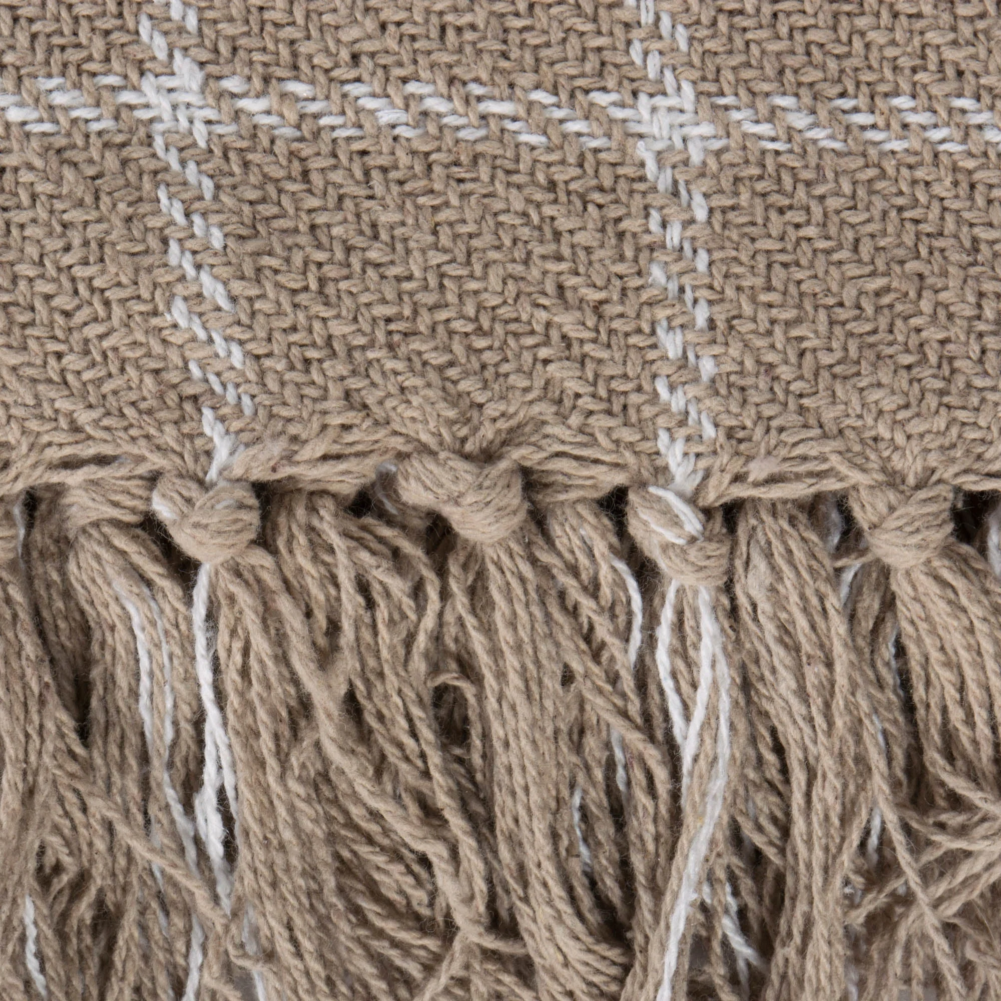 Stone Checked Plaid Throw - Image 4