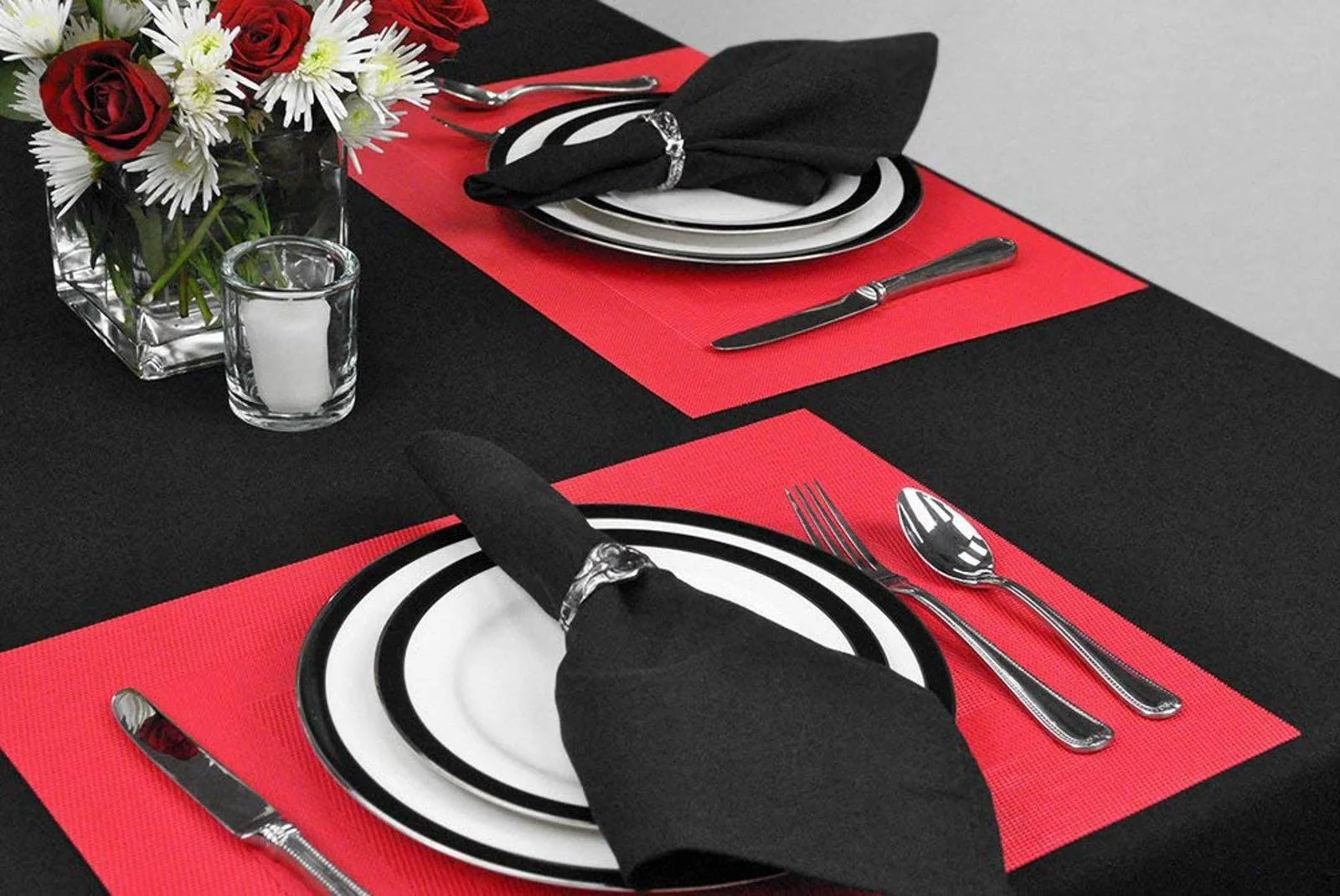 Tango Red Double Frame Placemats, Set Of 6 - Image 8