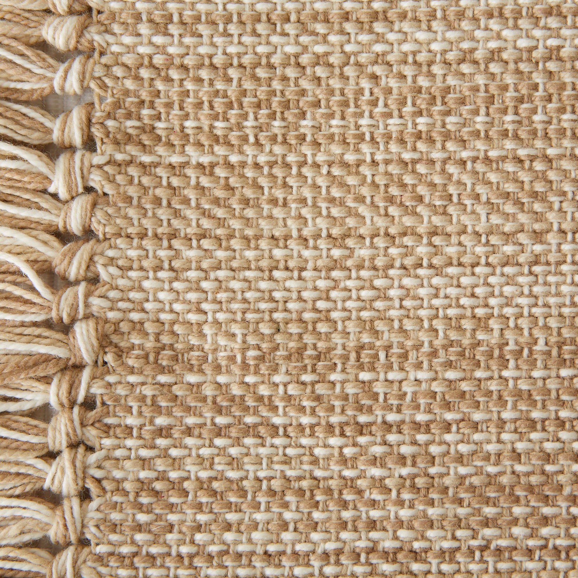 Taupe Variegated Fringe Placemats, Set Of 6 - Image 6