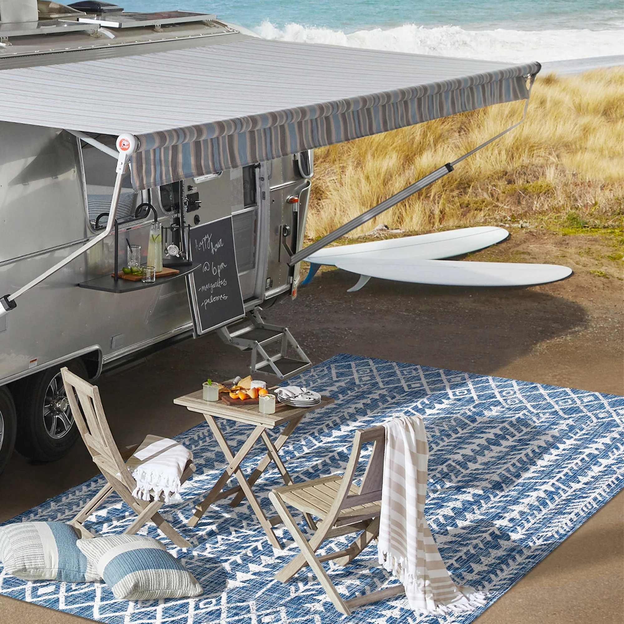 Tokay Bohemian Geometric Indoor/Outdoor Area Rug - Image 15