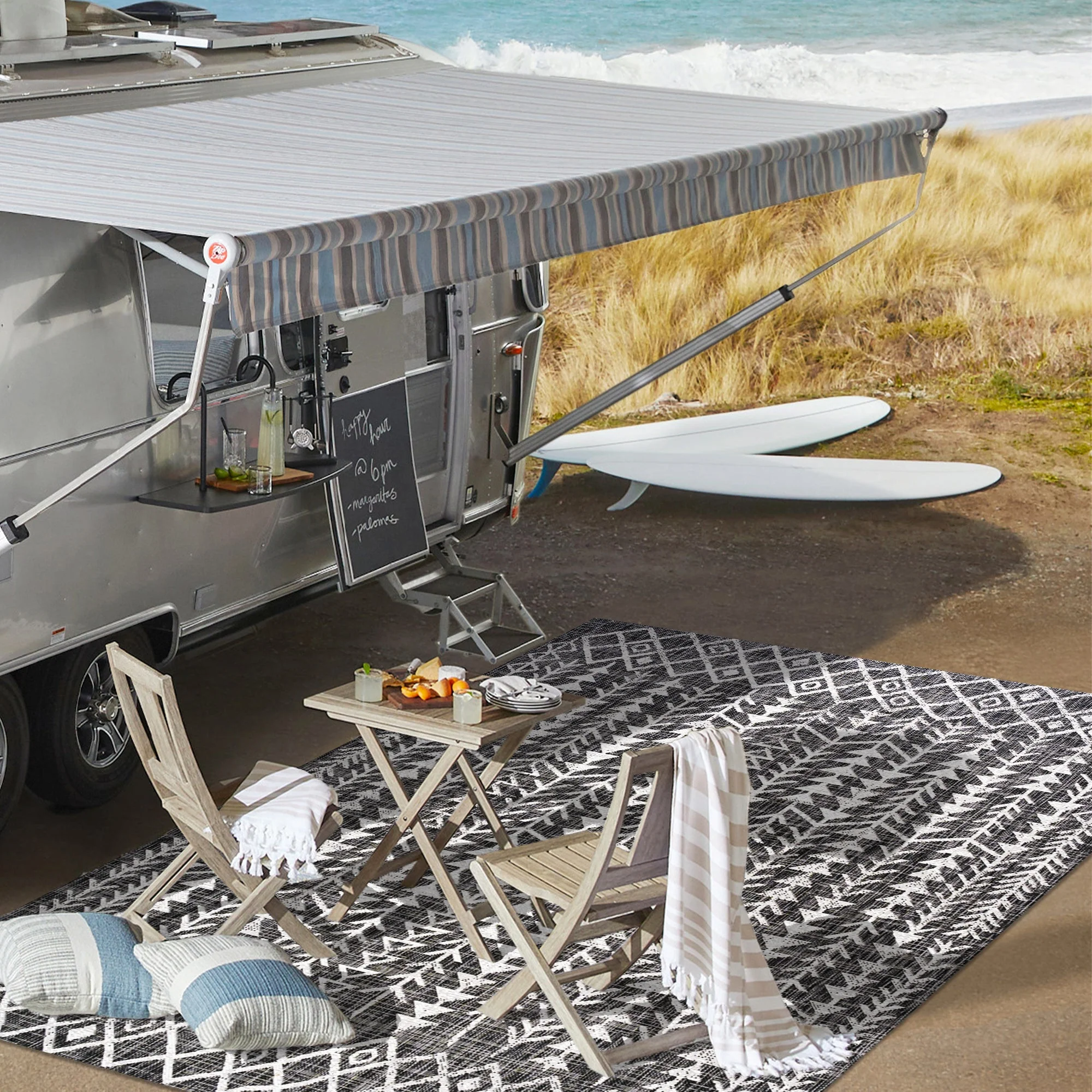 Tokay Bohemian Geometric Indoor/Outdoor Area Rug - Image 23