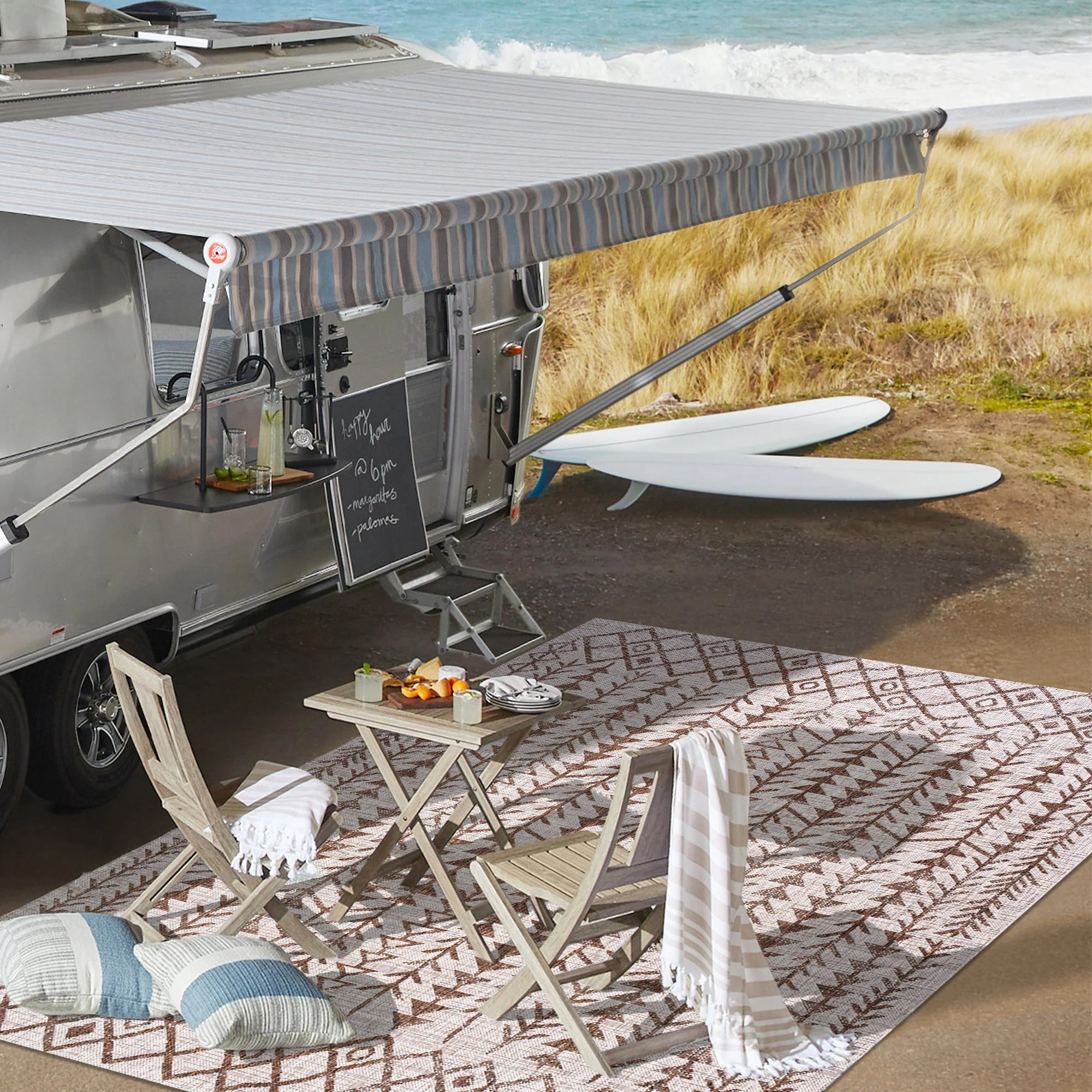 Tokay Bohemian Geometric Indoor/Outdoor Area Rug - Image 29