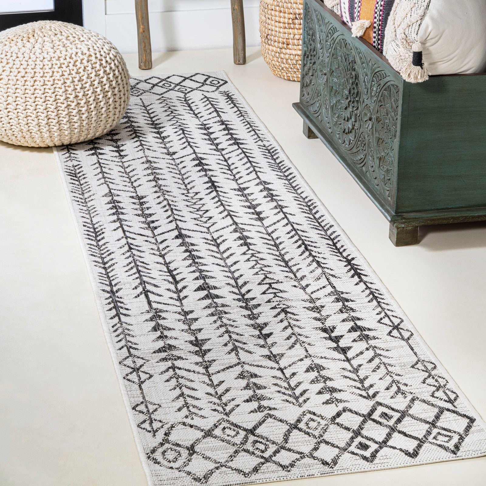 Tokay Bohemian Geometric Indoor/Outdoor Area Rug - Image 31