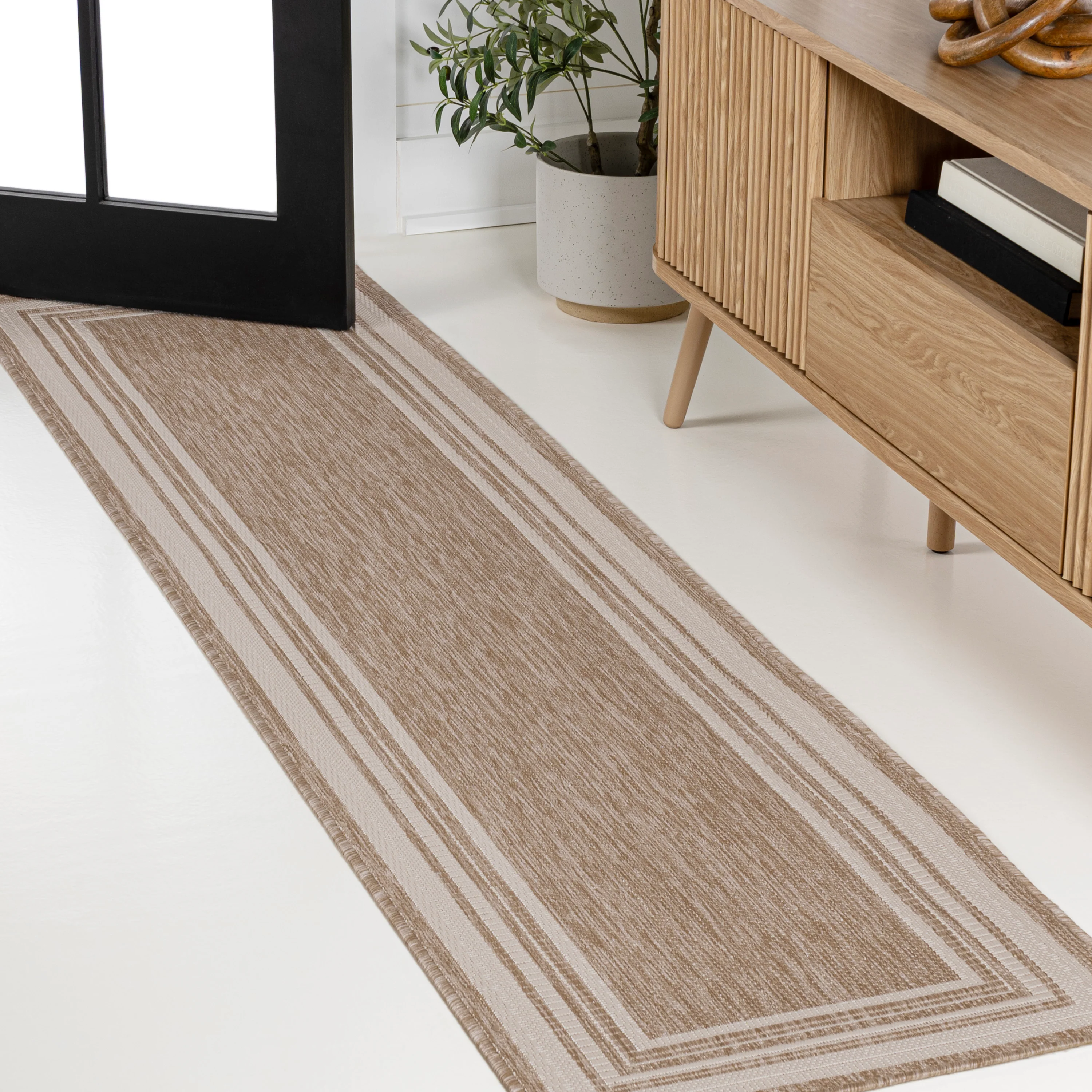 Lido Traditional Casual Pinstripe Border Indoor/Outdoor Area Rug - Image 13