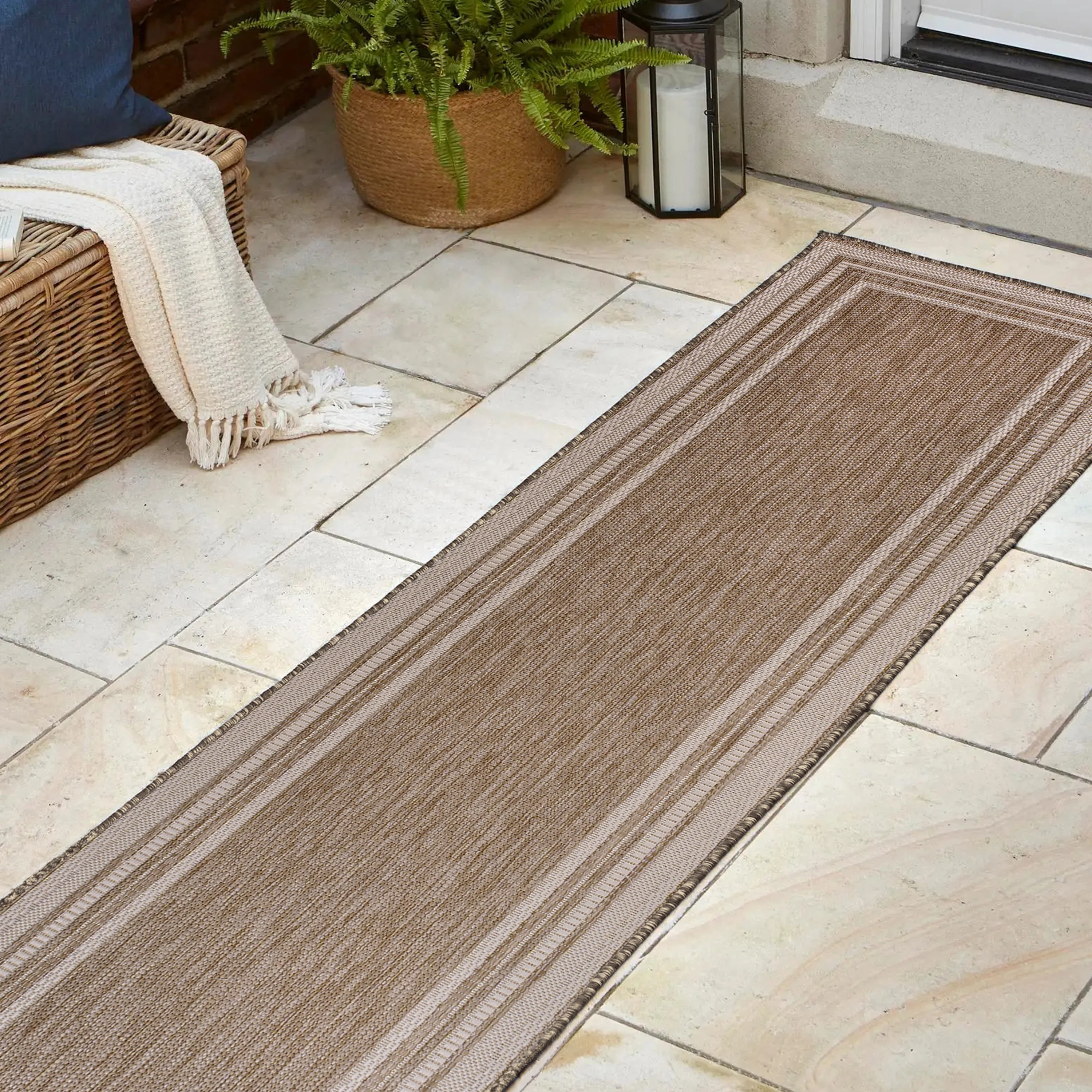 Lido Traditional Casual Pinstripe Border Indoor/Outdoor Area Rug - Image 14