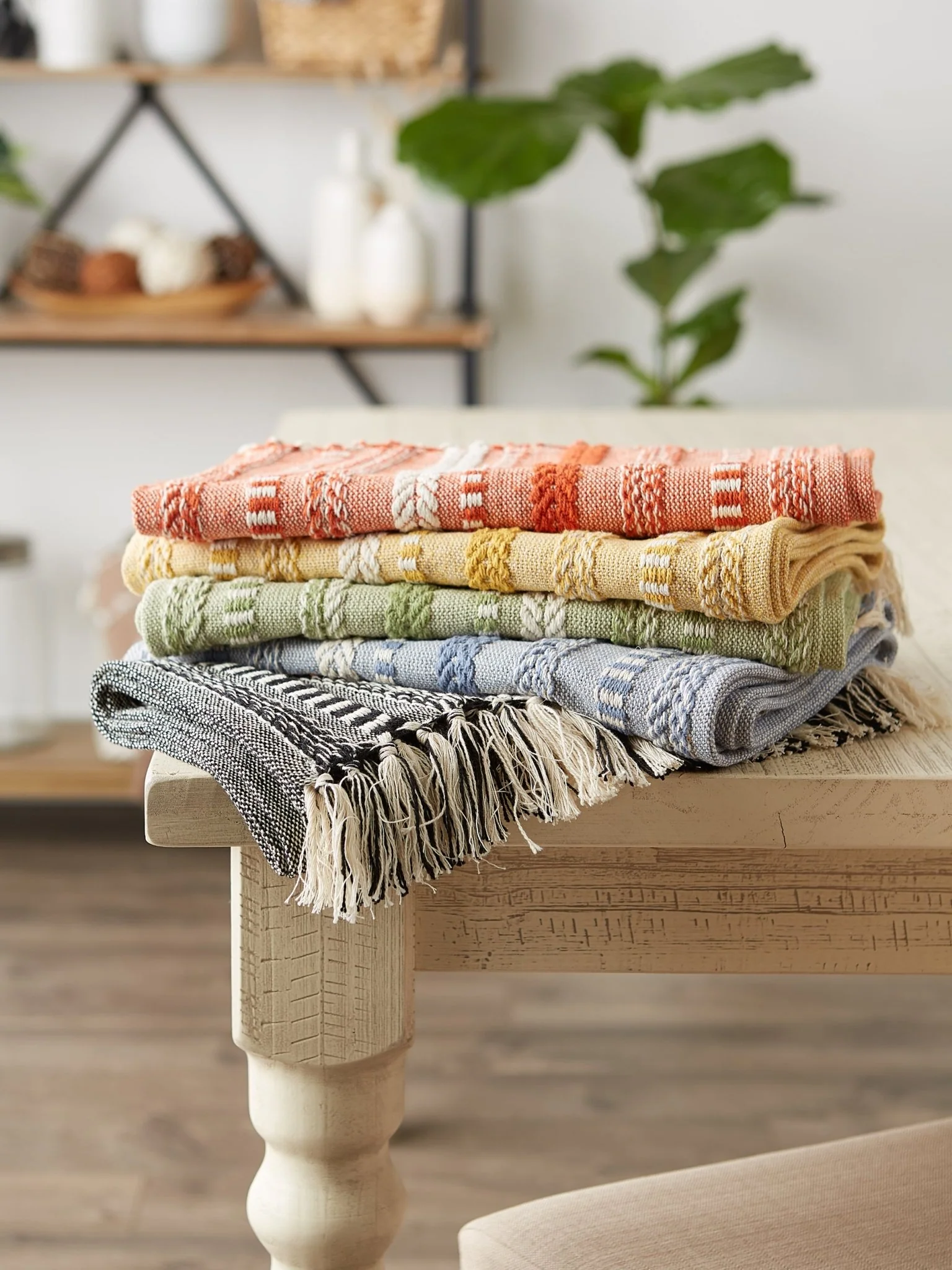 Vintage Red Braided Stripe Table Runner 15X108 - Image 7