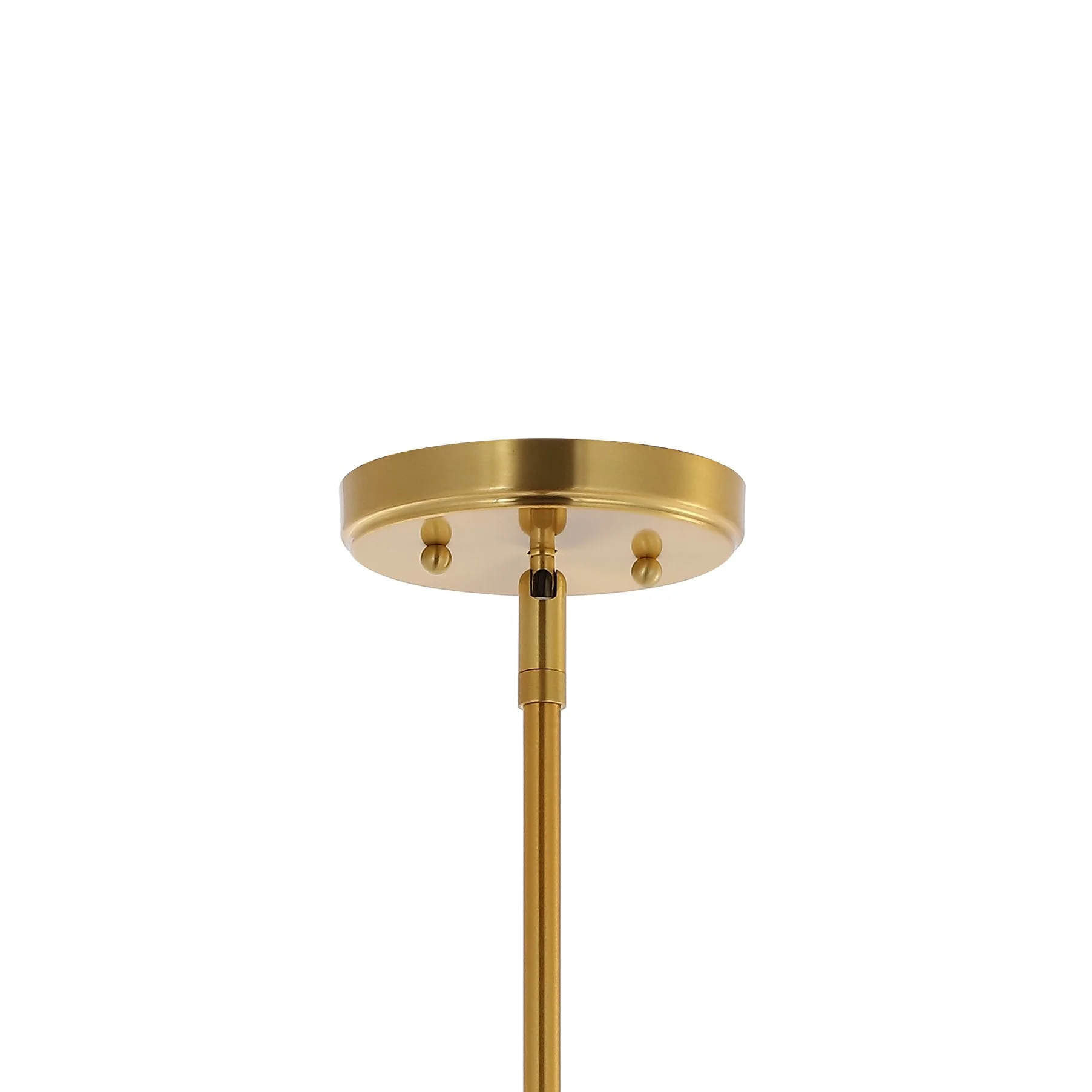 Watts 1-Light Mid-Century Modern Iron/Glass LED Pendant - Image 15