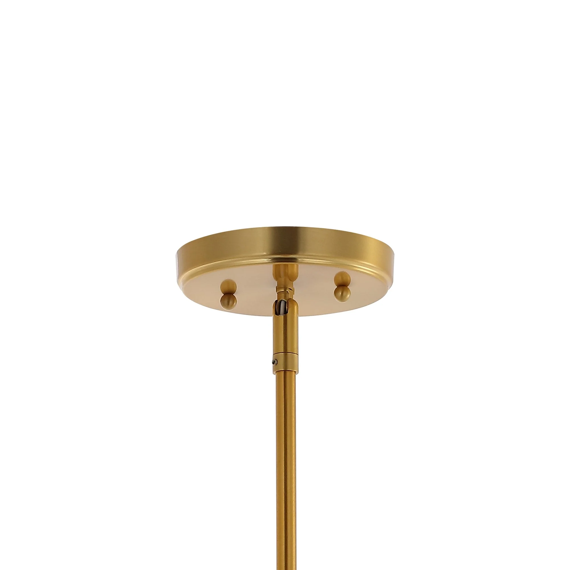 Watts 1-Light Mid-Century Modern Iron/Glass LED Pendant - Image 7