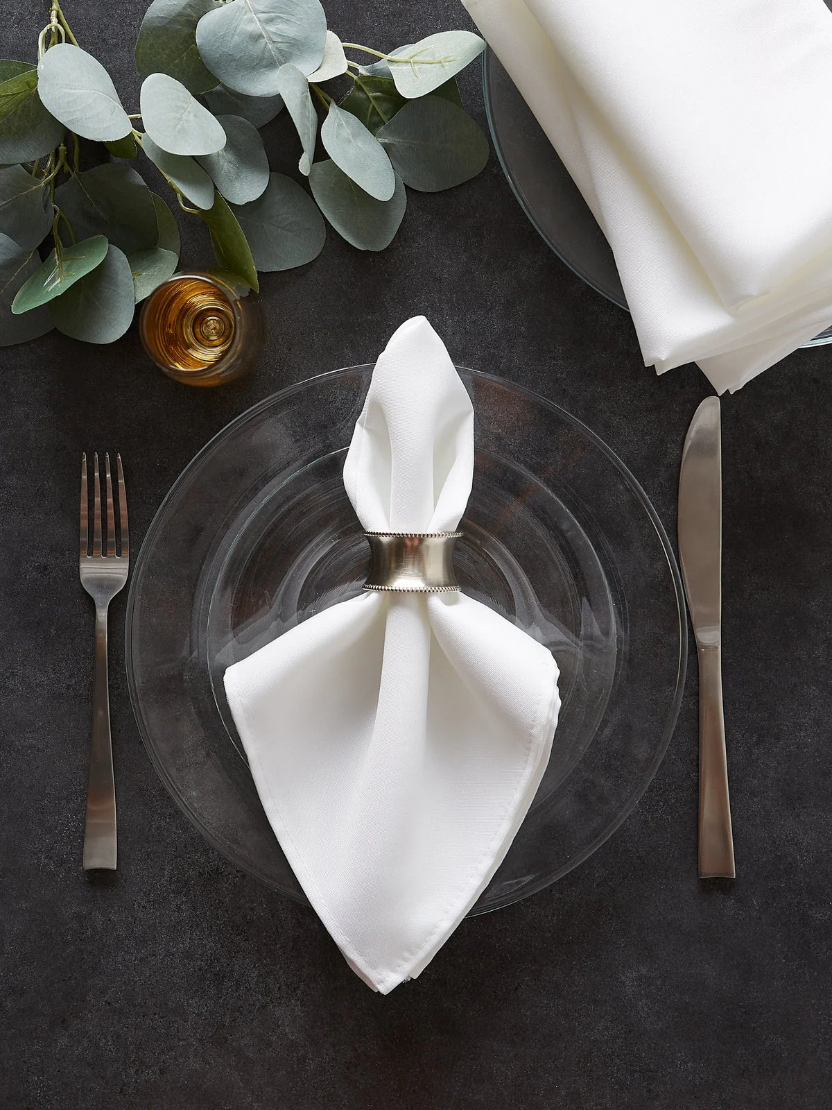 White Commercial Quality 18"X18" Napkins, Set Of 6 - Image 9