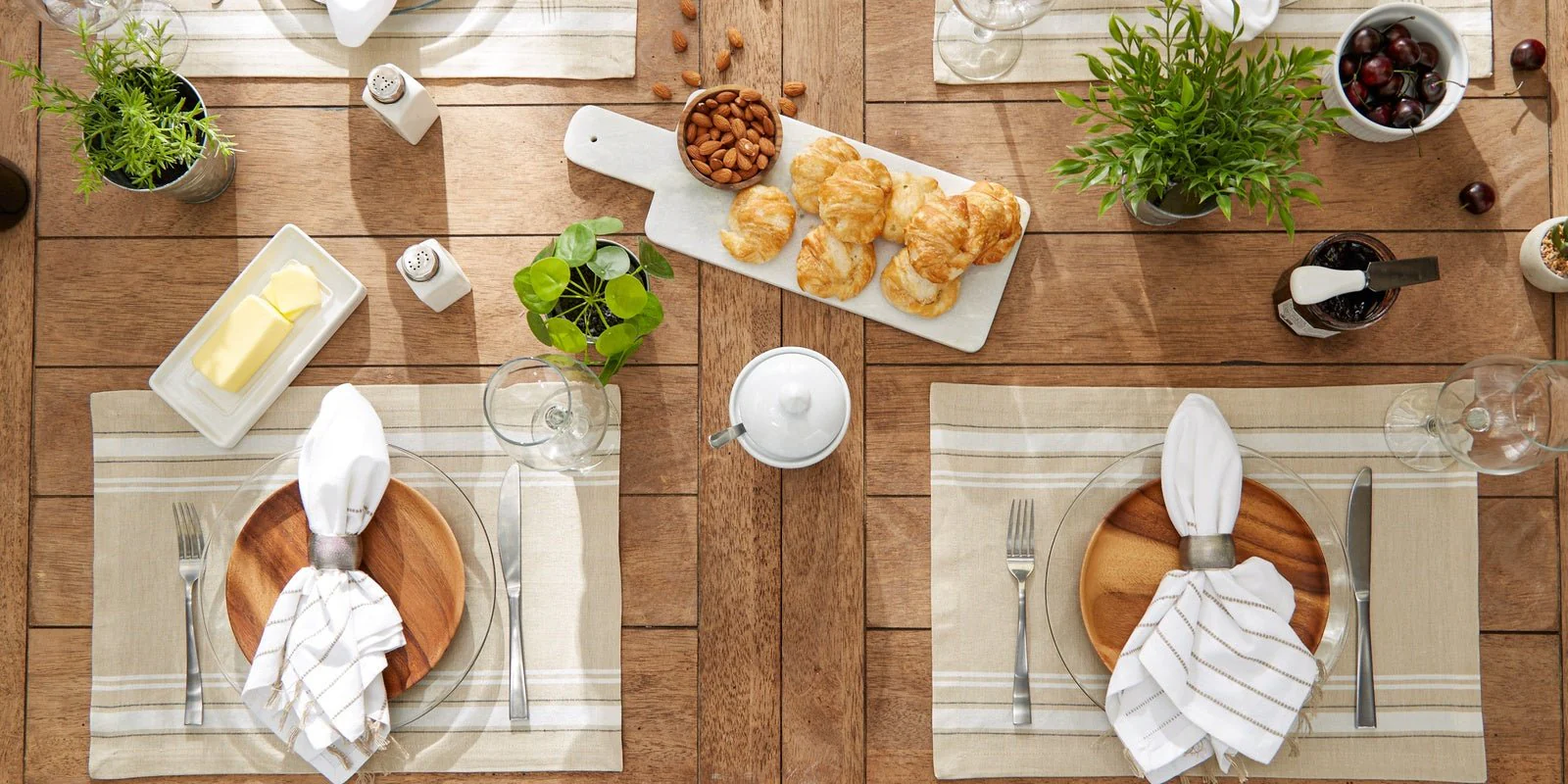 White French Stripe Placemats, Set Of 6 - Image 5