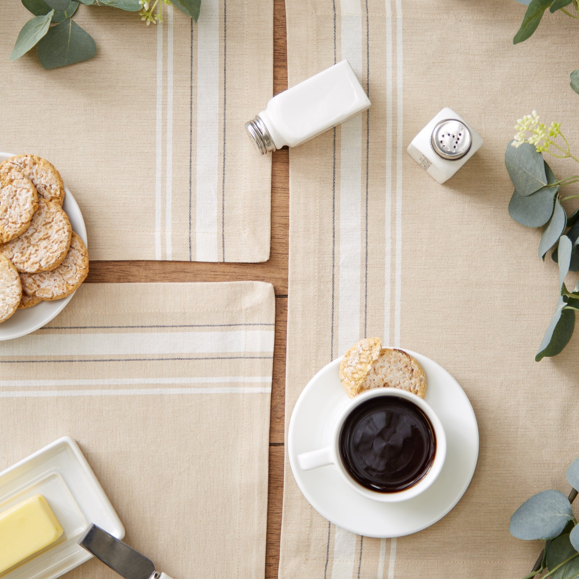 White French Stripe Placemats, Set Of 6 - Image 7