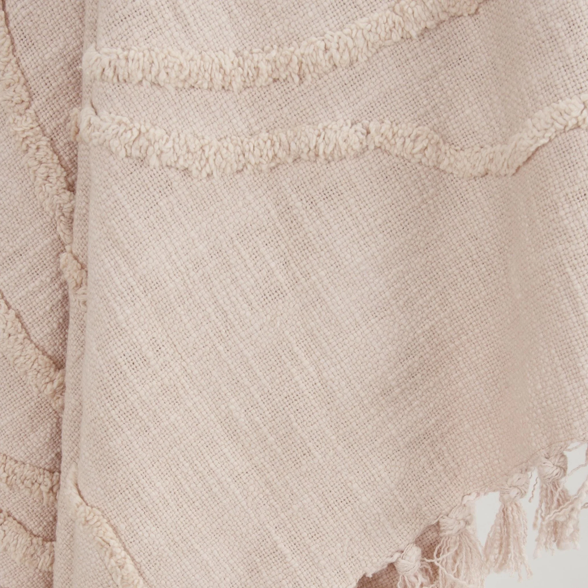 Woven Botanical 100% Woven Textured Cotton Throw - Image 10