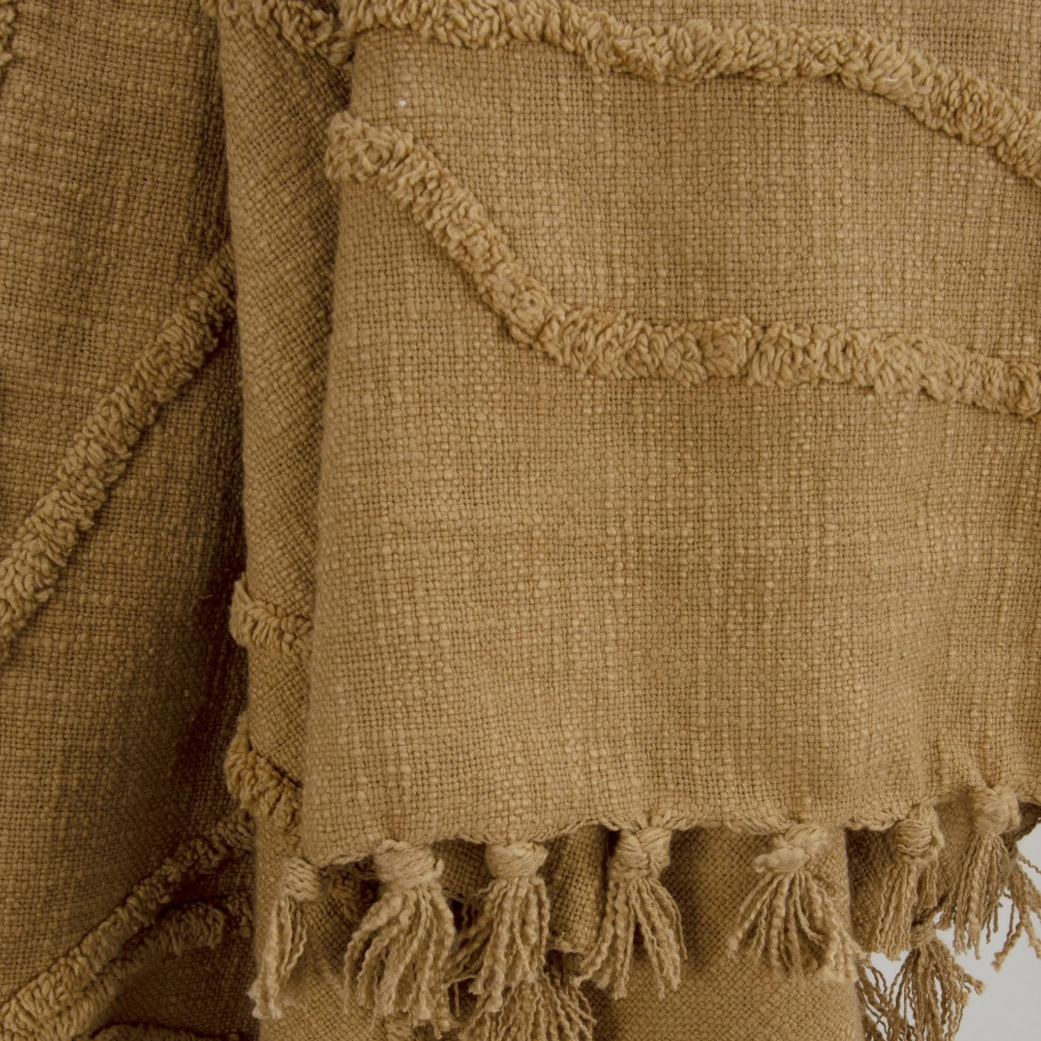 Woven Botanical 100% Woven Textured Cotton Throw - Image 15