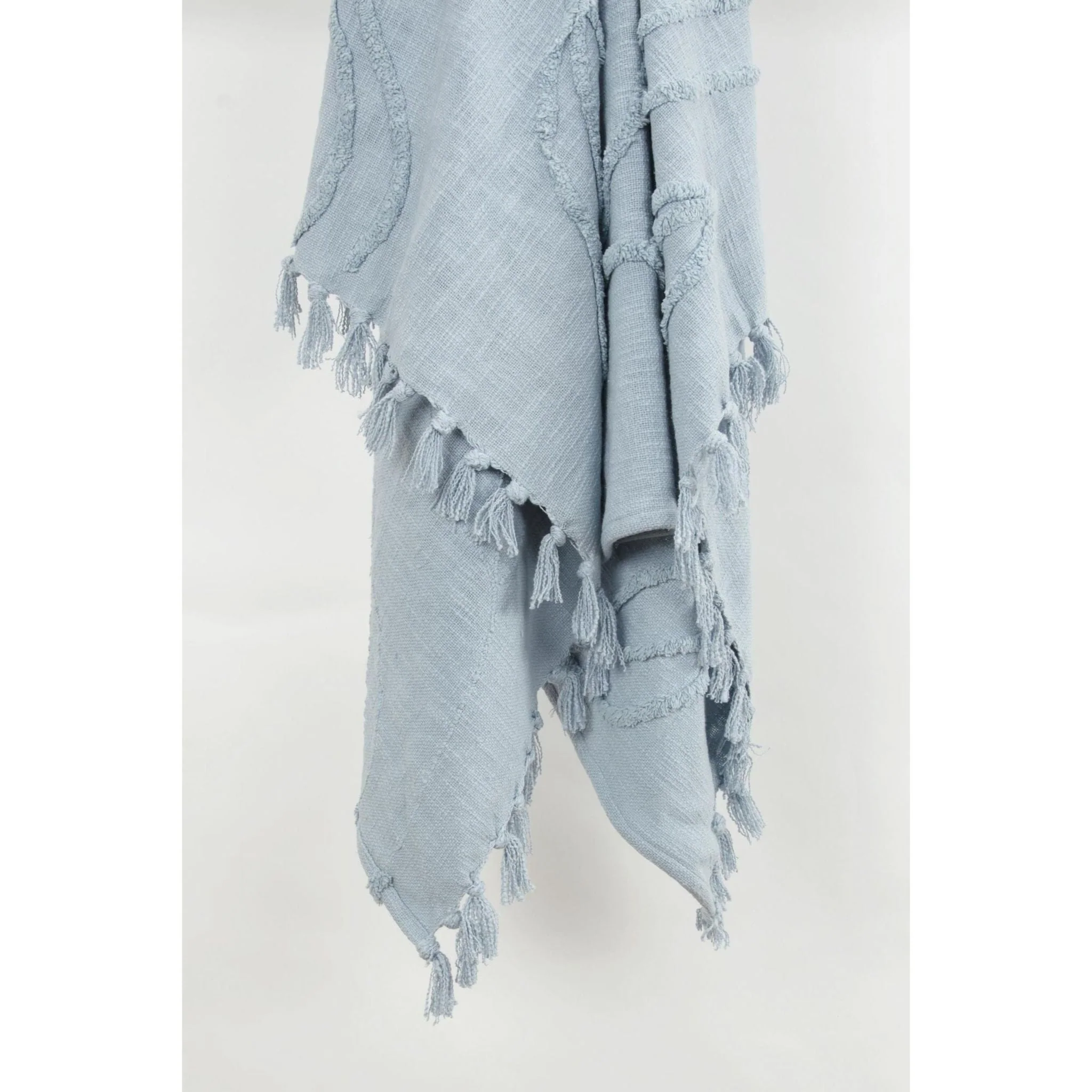 Woven Botanical 100% Woven Textured Cotton Throw - Image 5