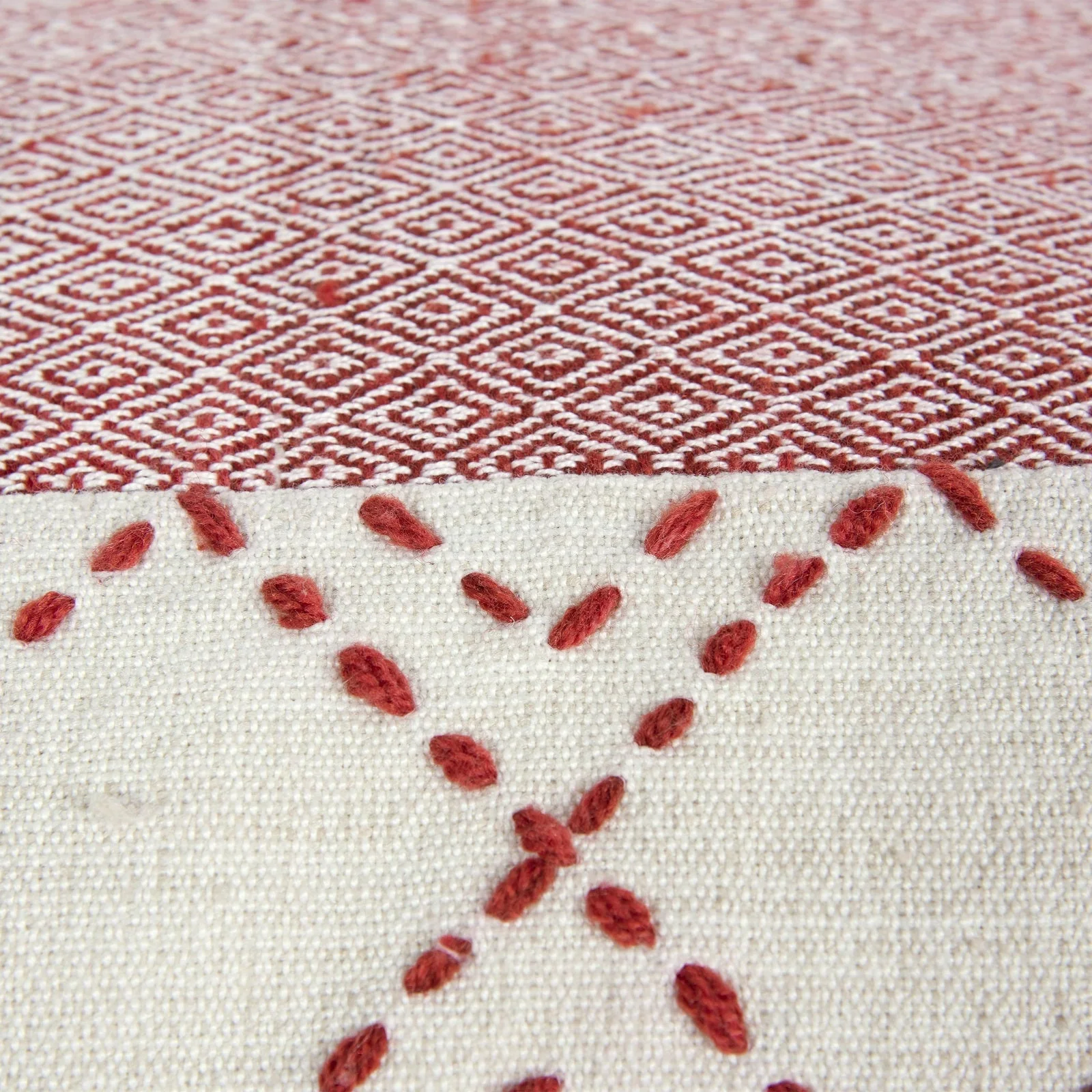 Woven Color Block Decorative Throw Pillow - Image 15