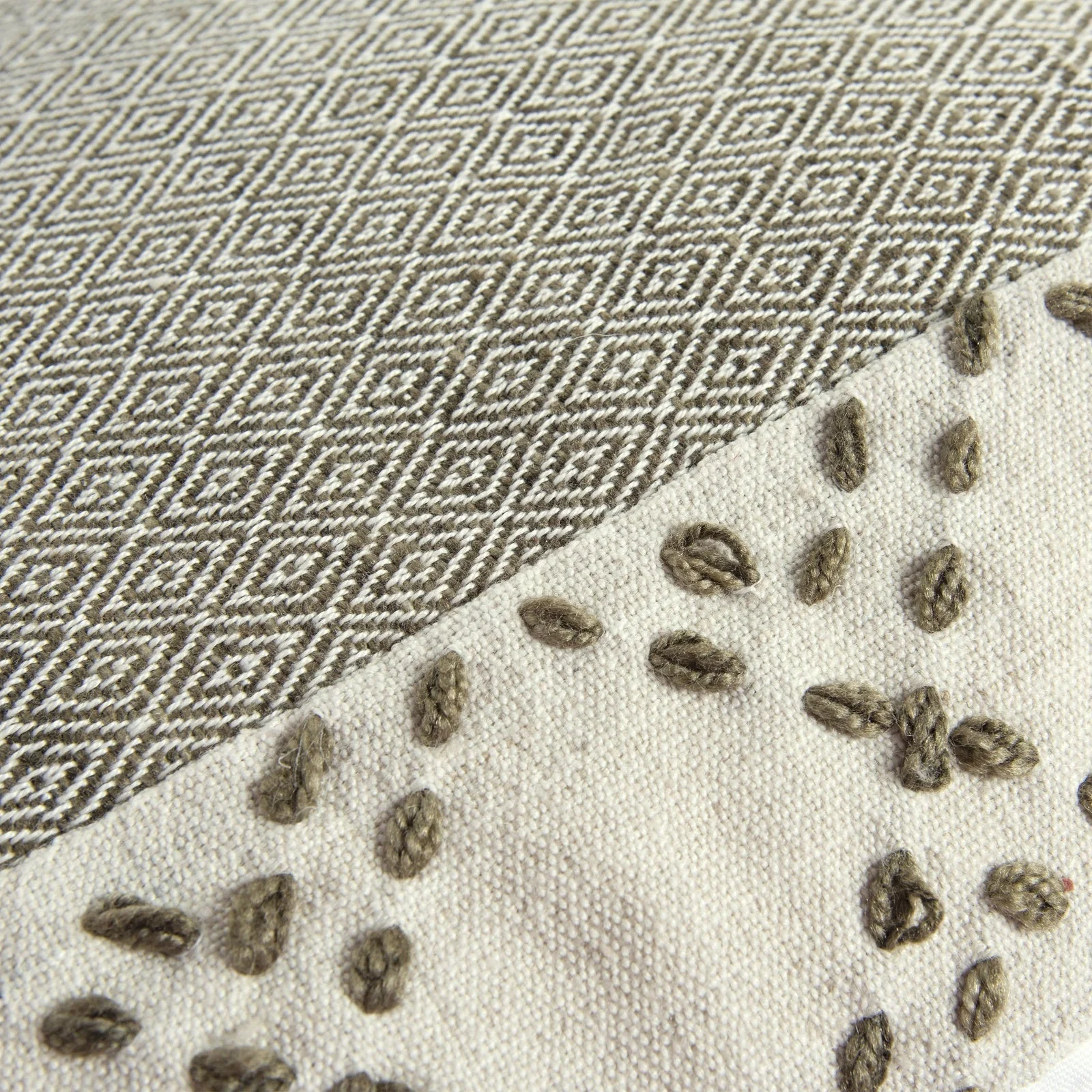 Woven Color Block Decorative Throw Pillow - Image 18