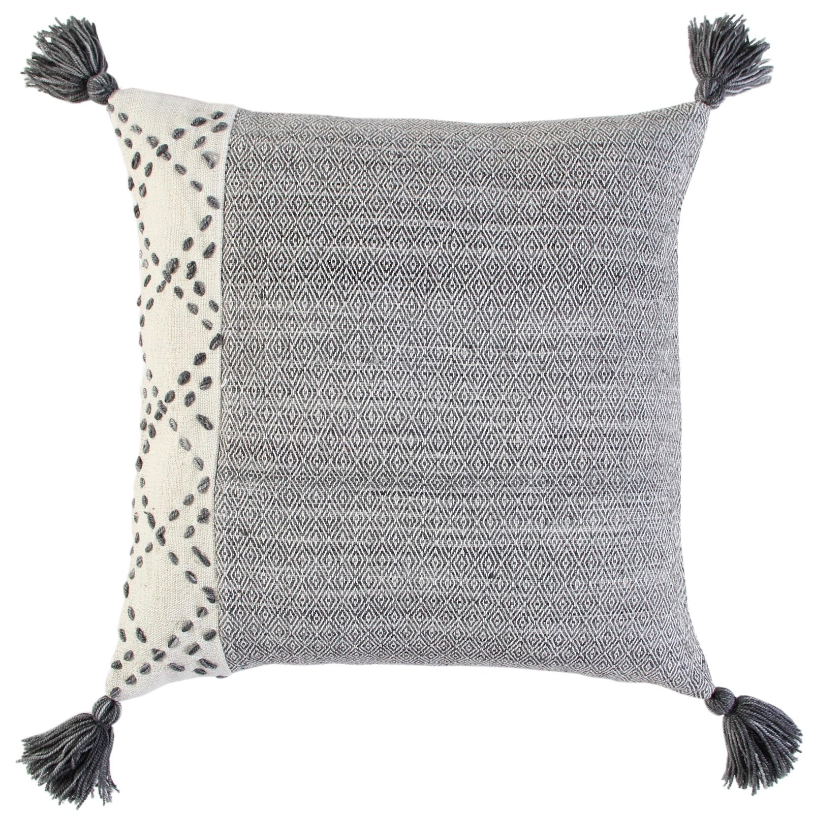 Woven Color Block Decorative Throw Pillow - Image 8