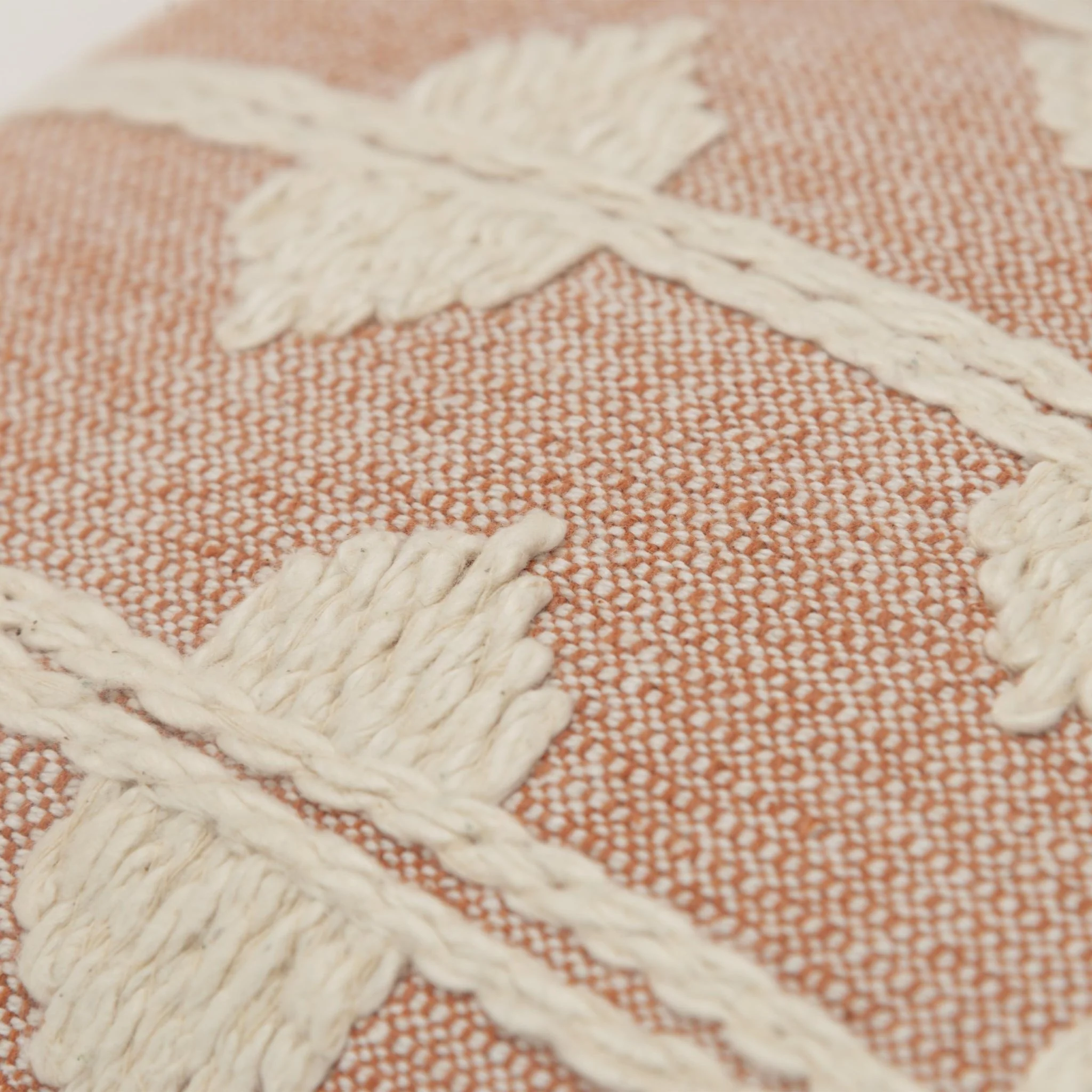 Woven Cotton Diamond Decorative Throw Pillow - Image 11