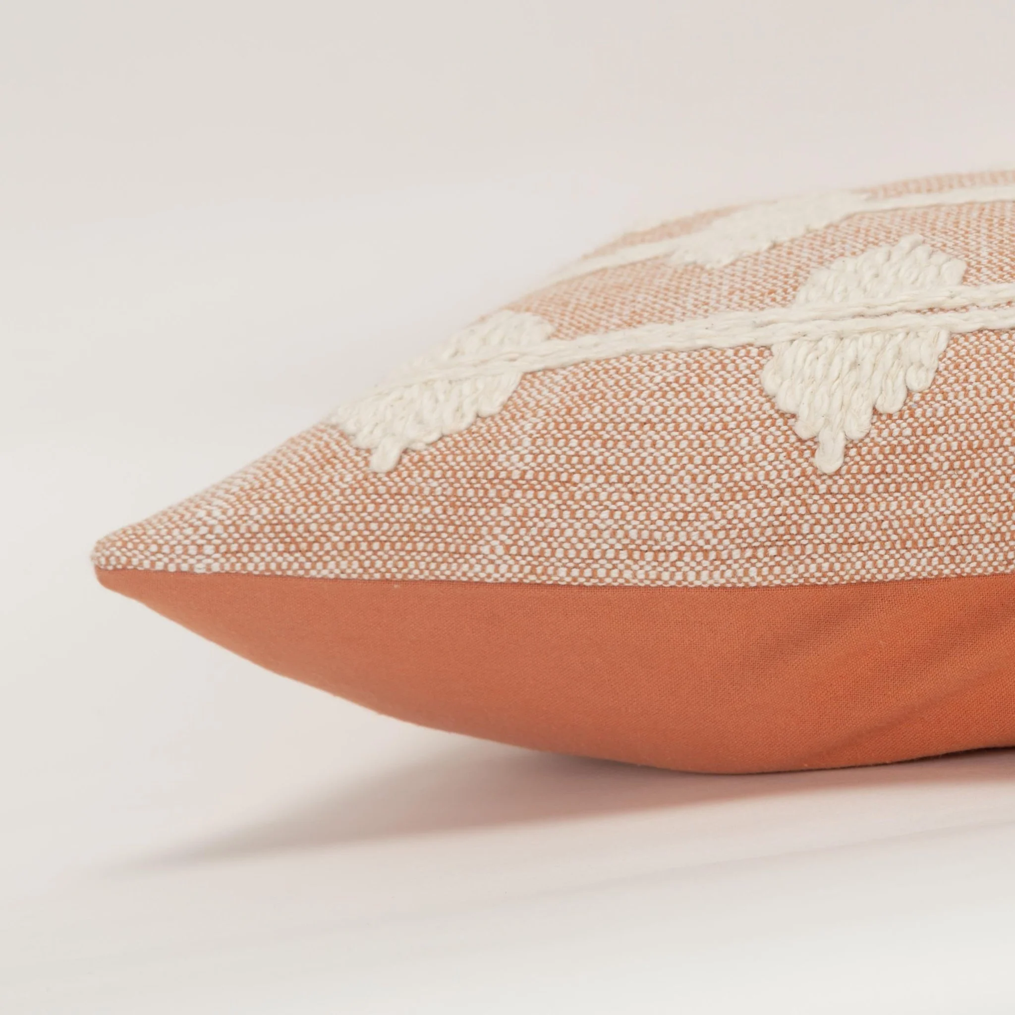 Woven Cotton Diamond Decorative Throw Pillow - Image 12