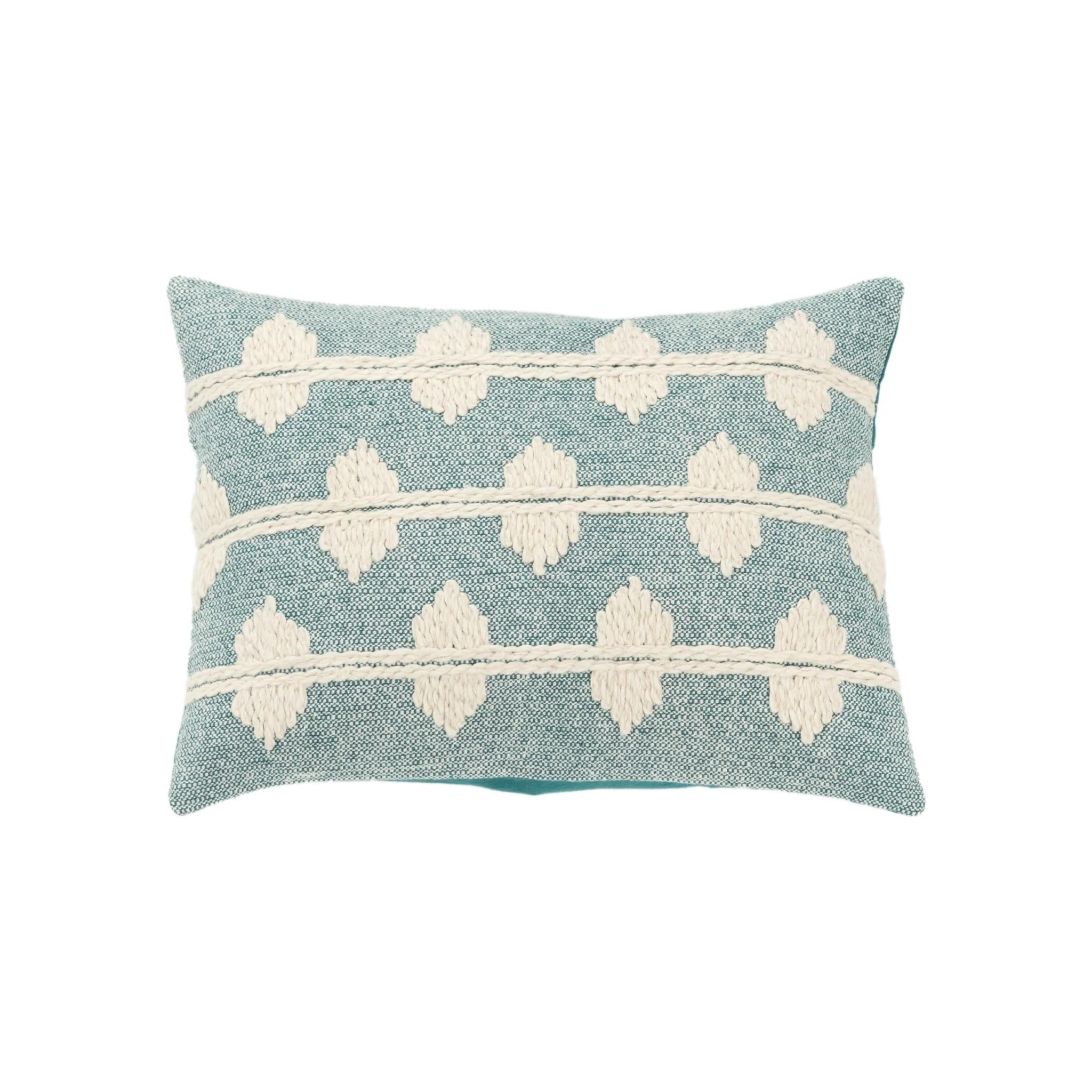 Woven Cotton Diamond Decorative Throw Pillow - Image 13