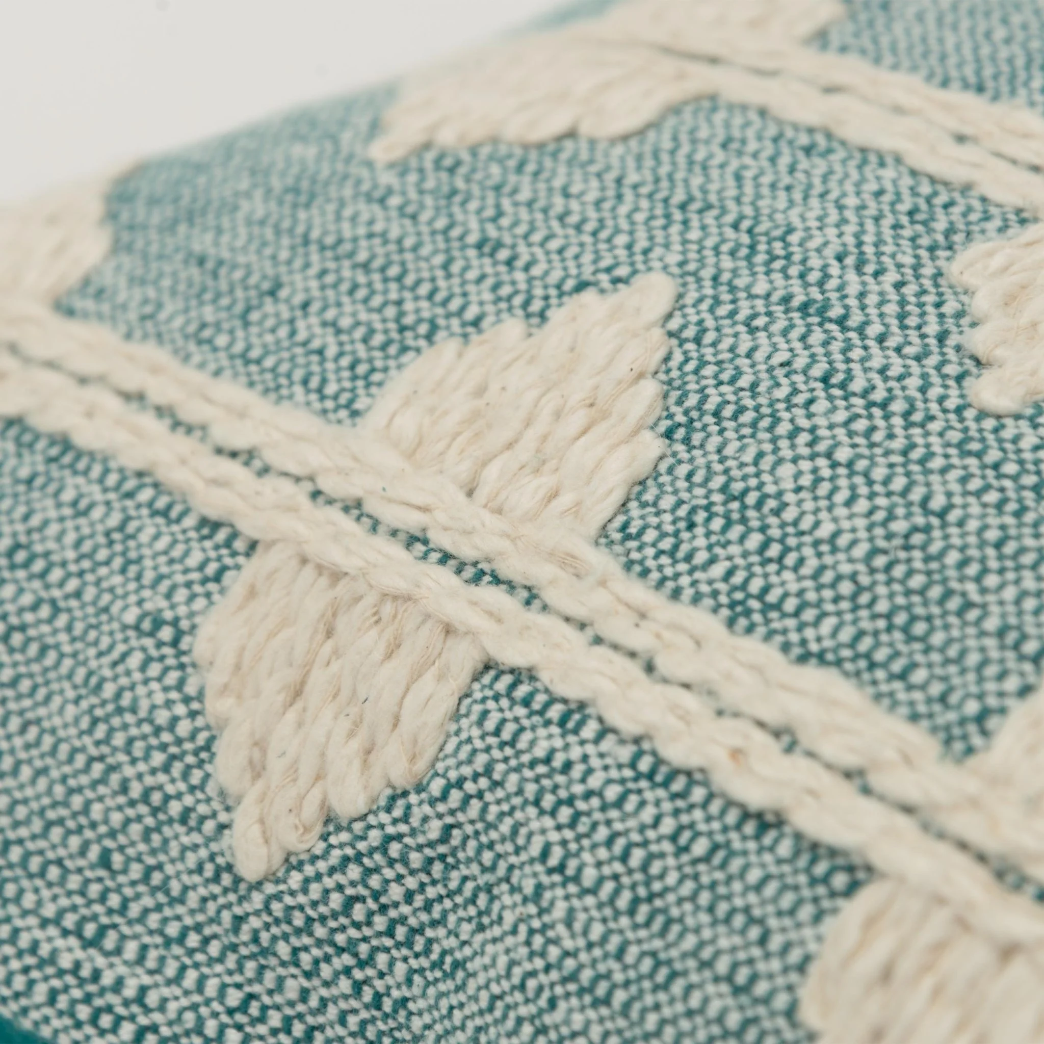 Woven Cotton Diamond Decorative Throw Pillow - Image 15