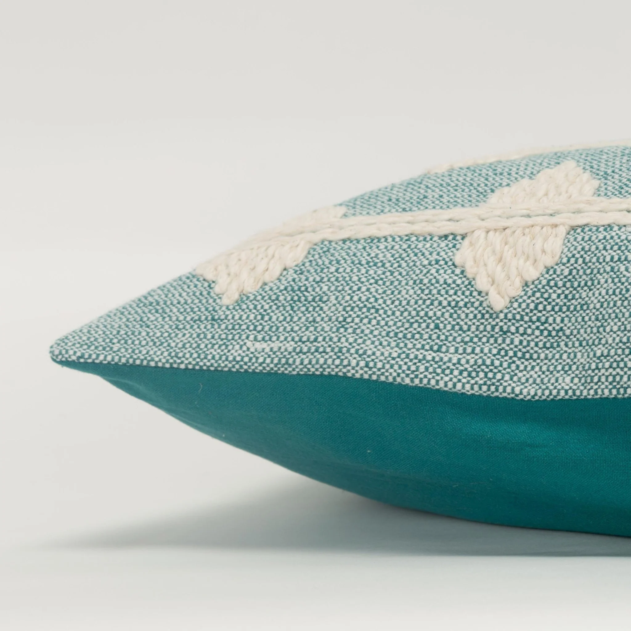 Woven Cotton Diamond Decorative Throw Pillow - Image 16