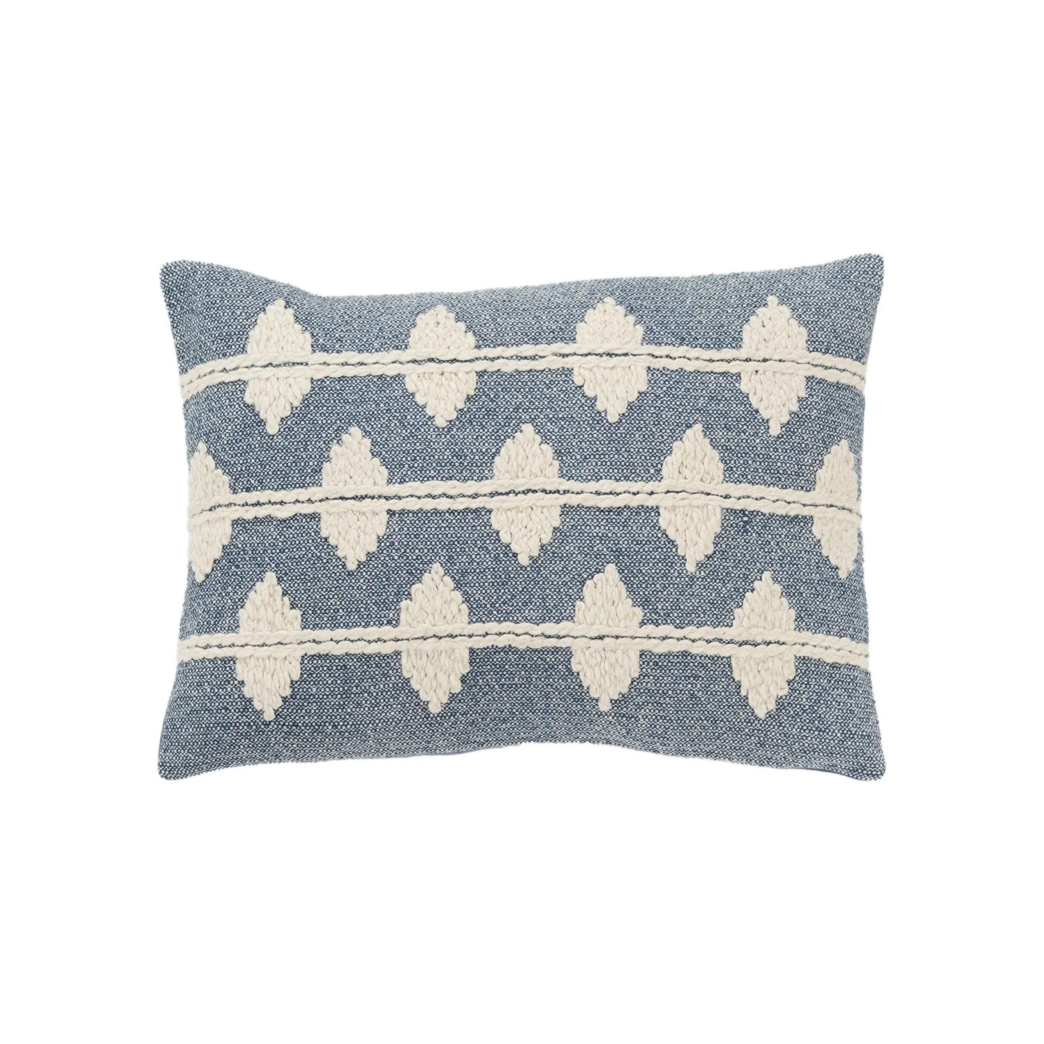 Woven Cotton Diamond Decorative Throw Pillow - Image 17