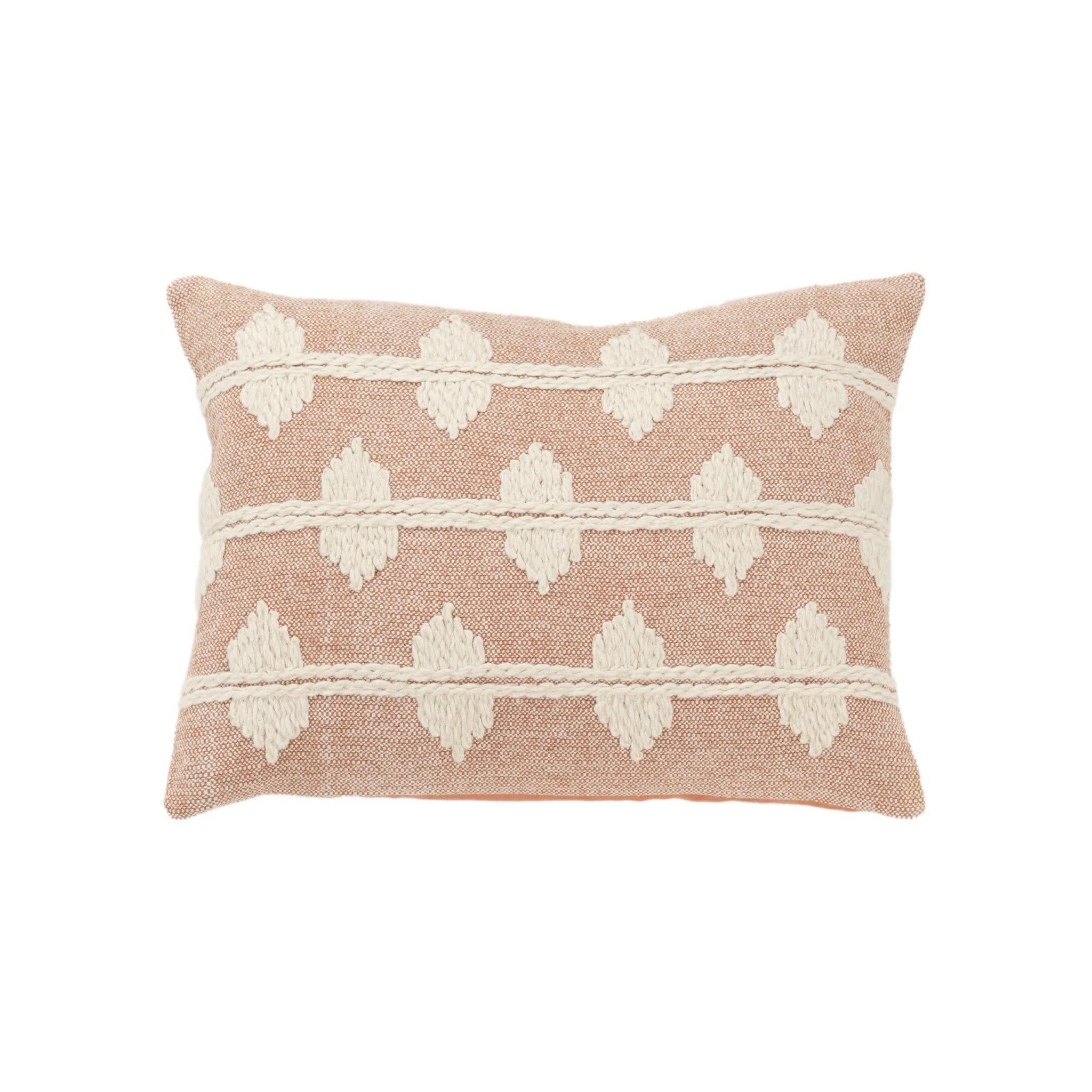 Woven Cotton Diamond Decorative Throw Pillow - Image 9