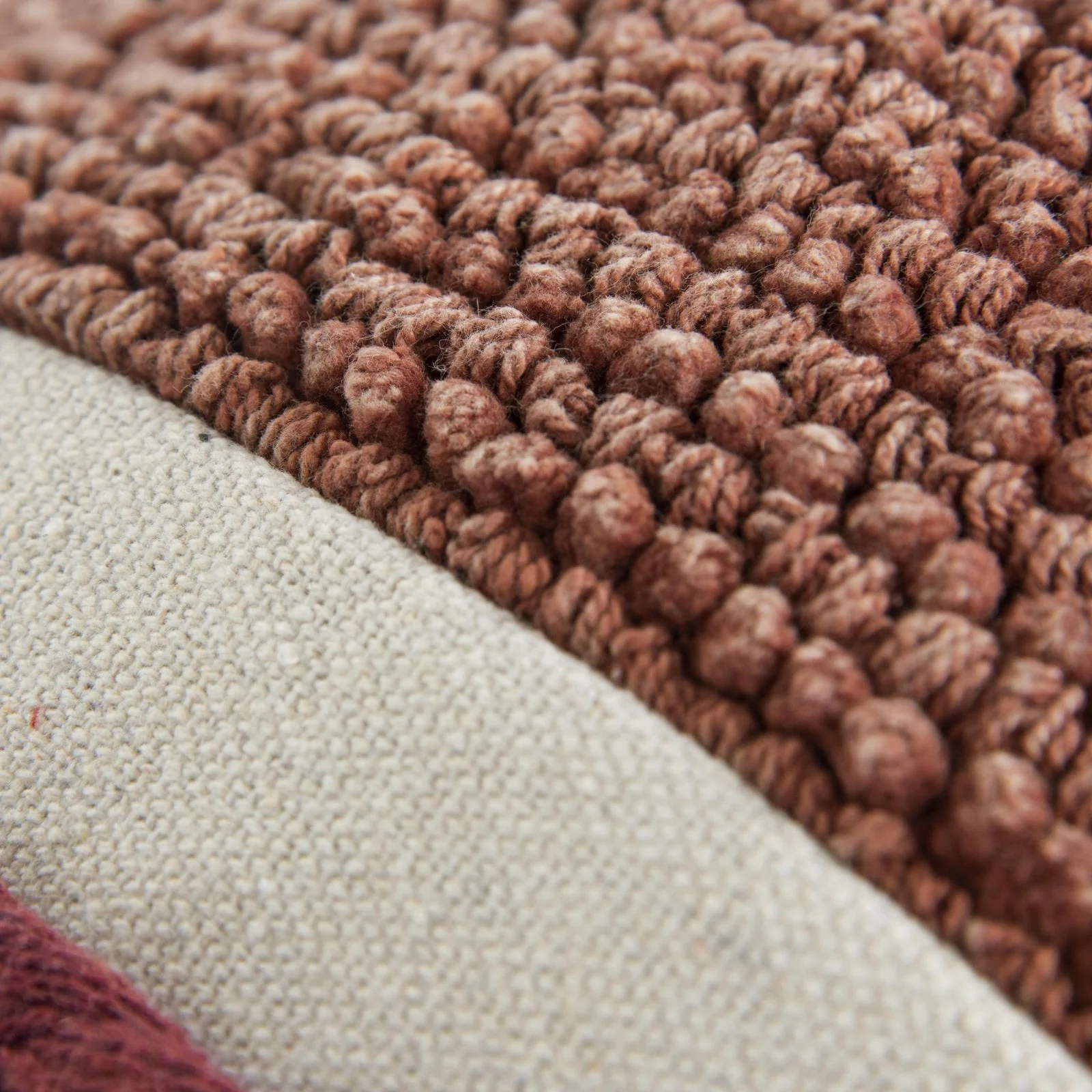 Woven Woven Cotton Solid Texture Decorative Throw Pillow - Image 12