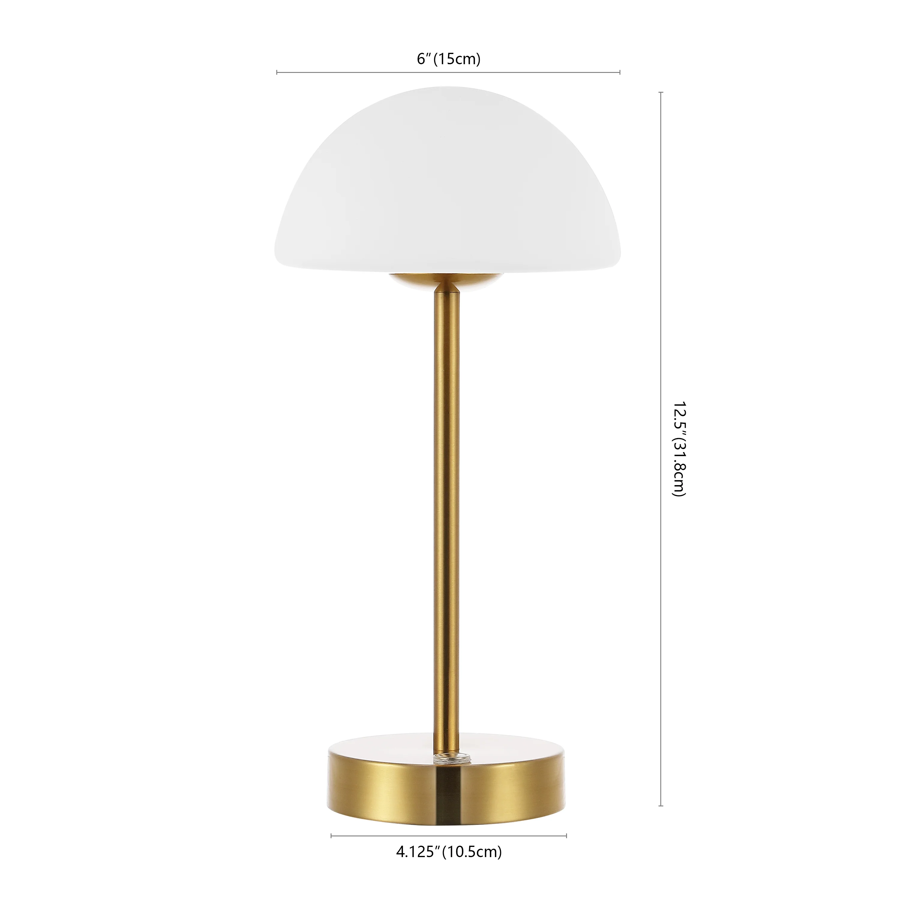 Xavier Modern Minimalist Iron Rechargeable Integrated Portable LED Table Lamp - Image 5